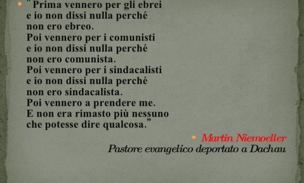 Prima vennero a prendere gli zingari