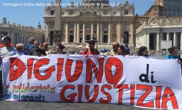 Digiuno di giustizia in solidarietà con i migranti: in piazza a Roma e a Firenze