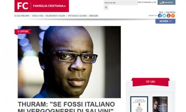 Razzismo, vergogna e pericolo d'Europa: “Famiglia Cristiana” intervista Thuram