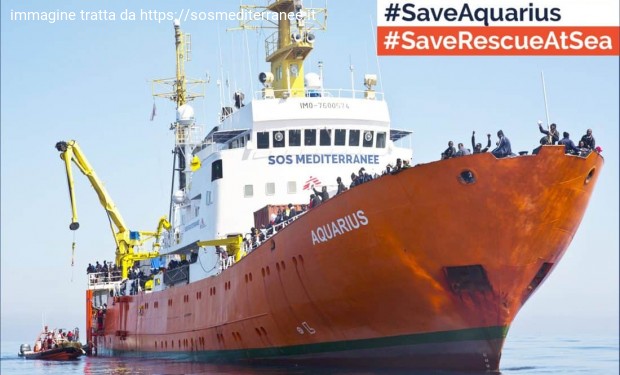 Pax Christi: nave Aquarius sotto accusa per «reato di umanità»