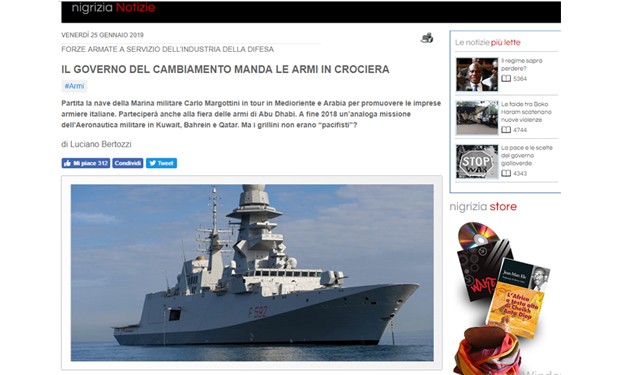 Ma quale “cambiamento”? Per Nigrizia, i grillini