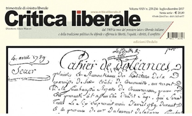 Gli Stati Generali del Liberalismo: convegno a Roma il 22 e 23 marzo