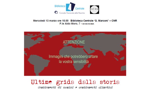 Mutamenti climatici e comportamento umano: un convegno al CNR