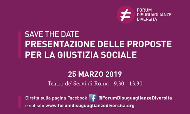 Cambiare si può! Il “Forum Disuguaglianze Diversità” presenta 16 proposte per la giustizia sociale