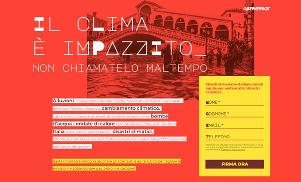 Maggio al gelo? «Non chiamatelo maltempo». Firma l'appello di Greenpeace