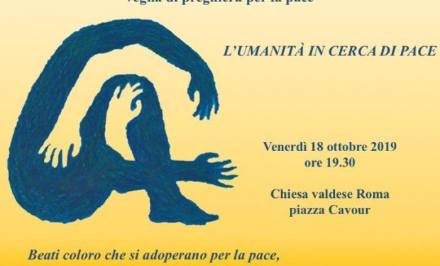 Roma: veglia per la pace organizzata dalla Chiesa valdese