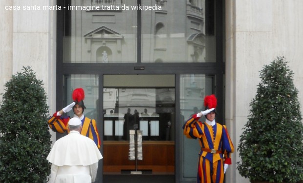 Coronavirus: niente messe a Santa Marta