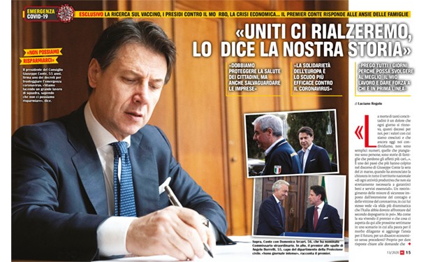 Epidemia: Conte a tutto campo in un'intervista di