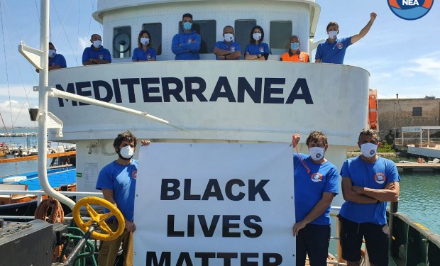 La nave Mare Jonio di Mediterranea di nuovo in mare