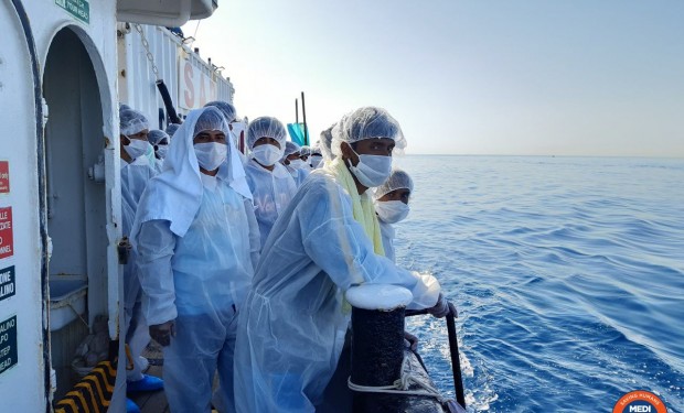 “Mare Jonio”: dopo il salvataggio, la quarantena