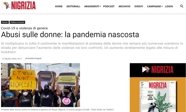 Violenza sessuale e di genere in Africa: impennata di casi durante il lockdown