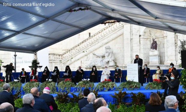 I leader religiosi dal Campidoglio: «La guerra è il fallimento della politica e dell’umanità».