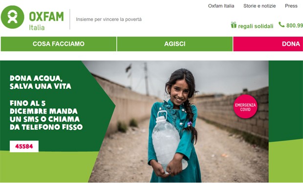 Dove manca acqua il rischio Covid aumenta: la mobilitazione di Oxfam