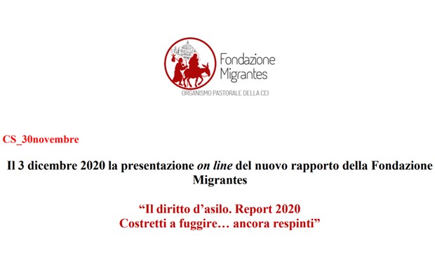Dati e storie di migrazioni forzate. Presentazione Report 2020 della Fondazione Migrantes