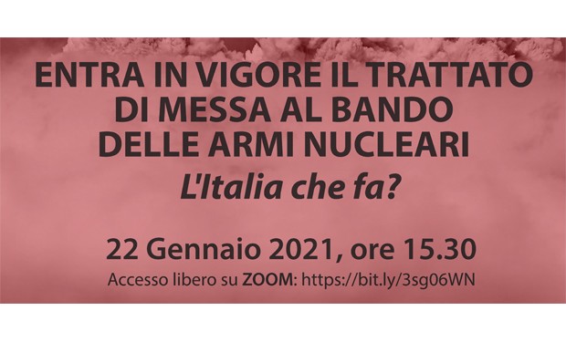 La sfida del disarmo nucleare e il ruolo dell'Italia: un incontro online