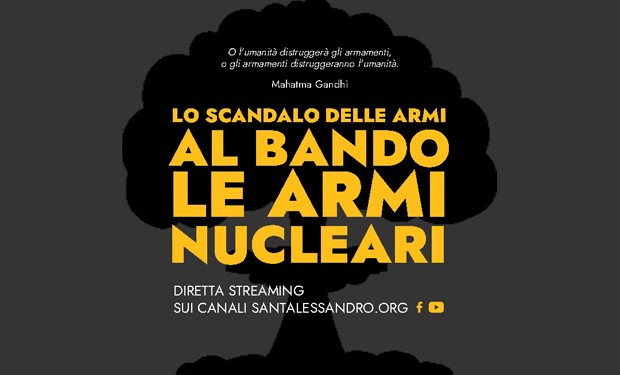 «Lo scandalo delle armi nucleari»: realtà cattoliche di Bergamo promuovono un incontro