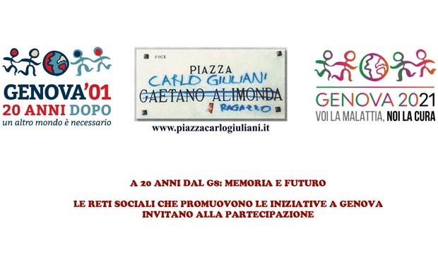 Fare memoria per cambiare il futuro: iniziative a 20 anni dal G8 di Genova