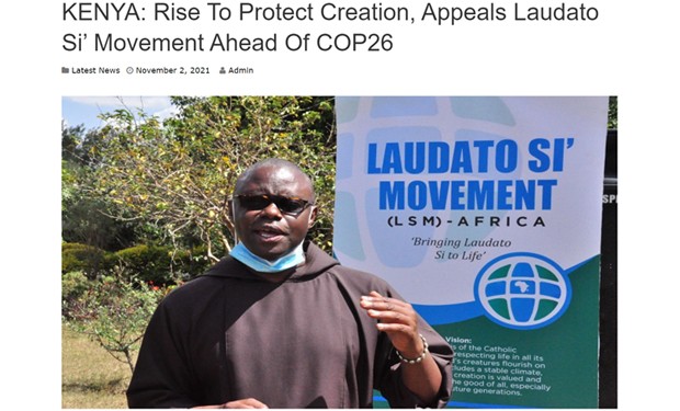 Movimento Laudato Si'-Africa: appello alla Cop26 per i poveri e per il pianeta
