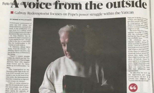 Irlanda: il provinciale redentorista chiede al Vaticano il reintegro di p. Tony Flannery, vittima di una