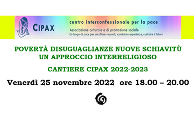 “Povertà spirituale del nostro tempo e risveglio interiore”: un incontro del Cipax