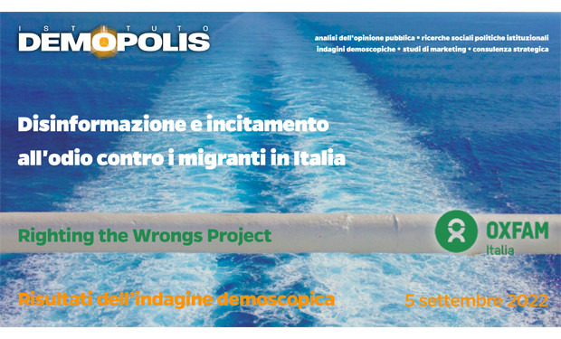 Inchiesta Demopolis-Oxfam: la disinformazione prolifera e crea stereotipi duri a morire.