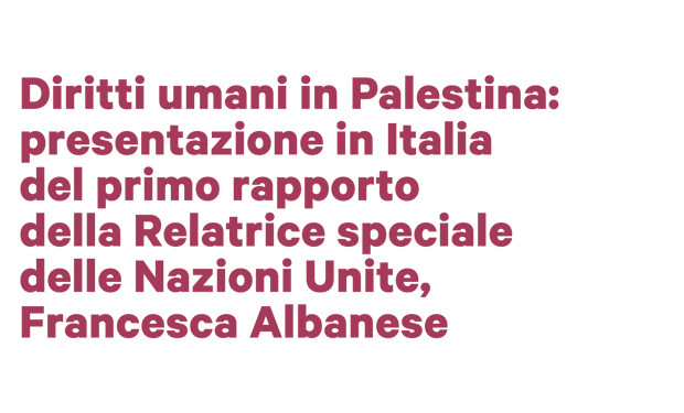 Diritti umani in Palestina: