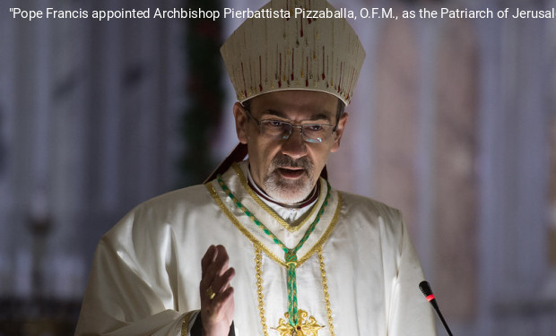 Pizzaballa (patriarca di Gerusalemme): la questone palestinese è dimenticata