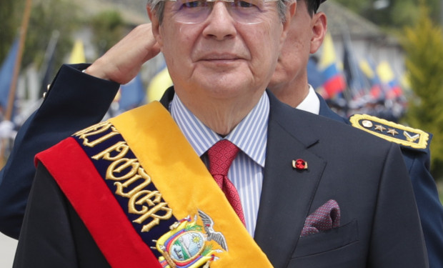 Il presidente dell'Equador da papa Francesco