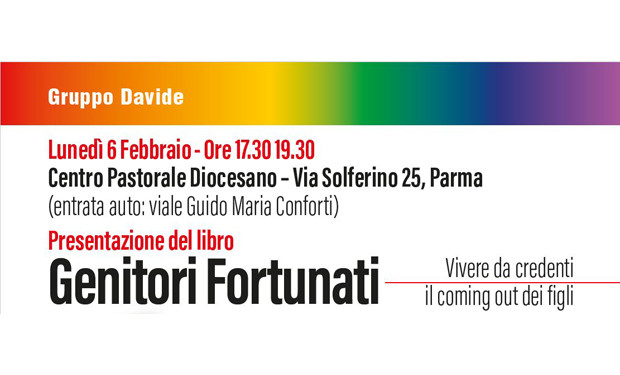 Lgbt, Parma: il 6 febbraio presentazione del libro
