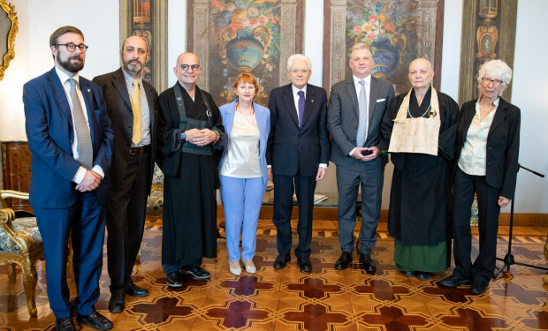 L'Unione buddhista italiana incontra Mattarella e stanzia mezzo milione per l'Emilia Romagna alluvionata
