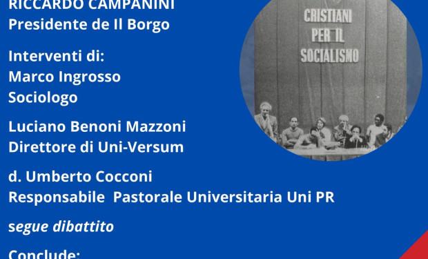 Cristiani per il socialismo: presentazione a Parma il prossimo 29 novembre