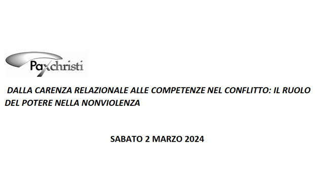 “Il ruolo del potere nella nonviolenza