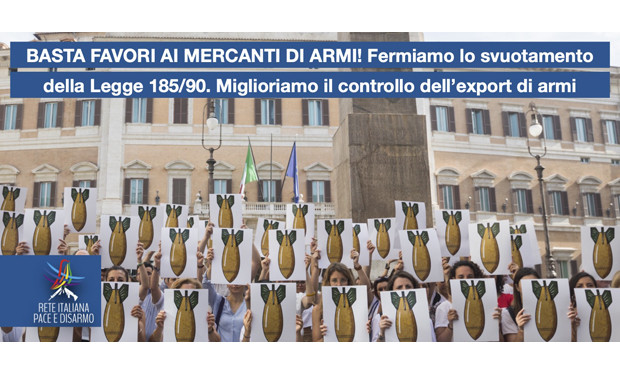 “Basta favori ai mercanti di armi”: la petizione della società civile per fermare l'assalto alla Legge 185