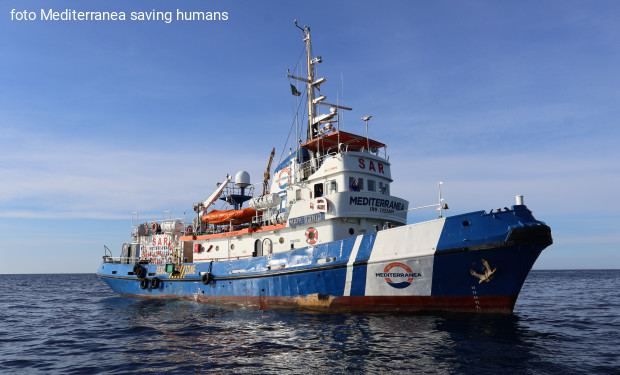 Mare Jonio fermata e sanzionata da Piantedosi sulla base delle menzogne libiche. Presentato ricorso urgente