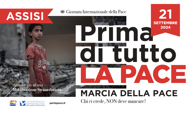 “Prima di tutto la pace”: la Fondazione Perugiassisi invita alla Marcia della pace di Assisi