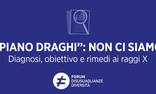 “Piano Draghi: non ci siamo