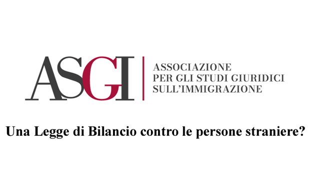 Una Legge di Bilancio discriminatoria per gli stranieri? L'Asgi suggerisce 4 modifiche