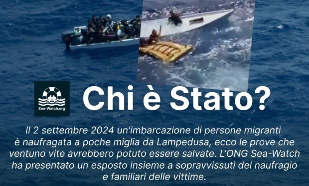 Chi è Stato? Il 2 settembre ventuno vite avrebbero potuto essere salvate nel Mediterraneo. Esposto di Sea-Watch alla Procura della Repubblica