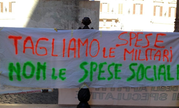 «Basta sprechi militari: difendiamo lavoro, sanità e scuola!». Appello di Peacelink a Cgil e Uil per lo sciopero generale