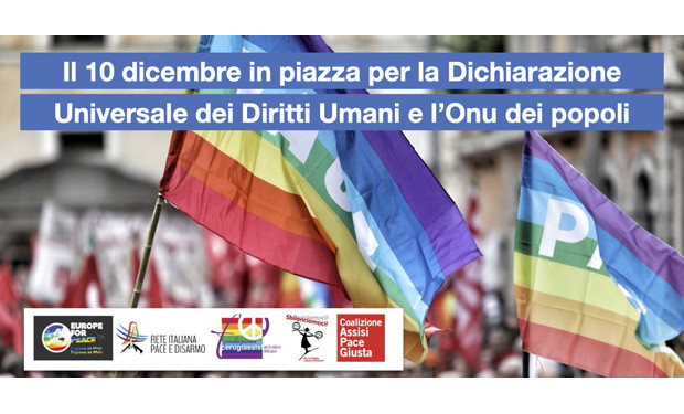 Giornata dei Diritti Umani: tanti eventi contro guerra e riarmo
