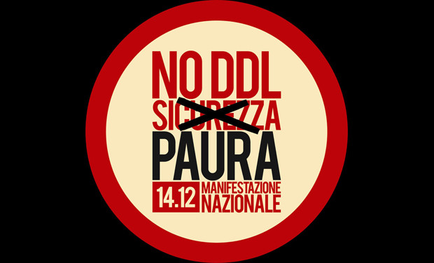 Il documento dell'Assemblea nazionale della Rete “No DDL Sicurezza-A Pieno Regime”