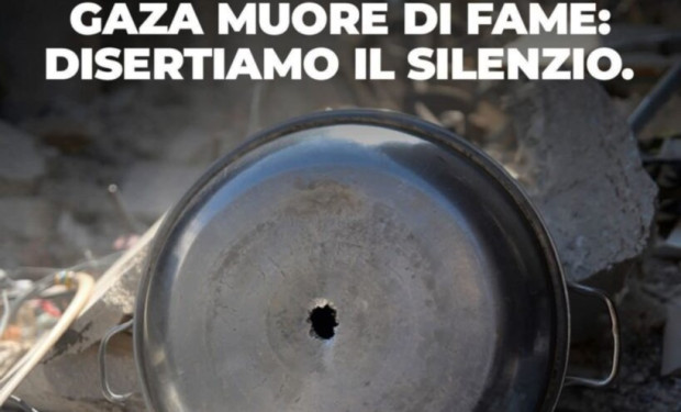 Vicaria di Mesagne: Gaza muore di fame, disertiamo il silenzio con un minuto di rumore