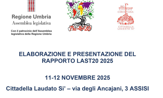 La Pro Civitate Christiana ospita ad Assisi il Rapporto Last20 2025