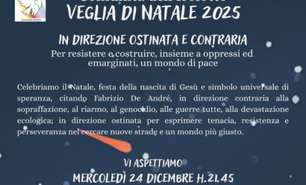 «In direzione ostinata e contraria». La veglia di Natale dell'Isolotto insieme ai lavoratori in lotta della ex Gkn