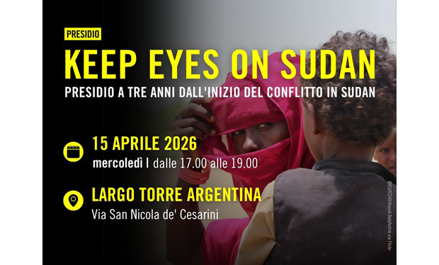 “Keep Eyes on Sudan”: a Roma una mobilitazione a 3 anni dall'inizio della guerra