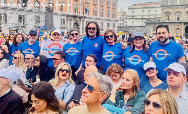 Mediterranea saving humans incontra papa Leone XIV