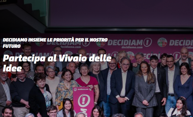 Decidiamo.com: è nata una piazza virtuale per 