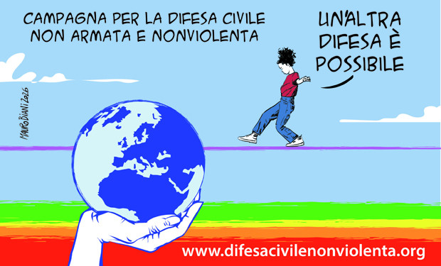Istituzione di un “Dipartimento della difesa civile, non armata e nonviolenta”: si comincia con un click!