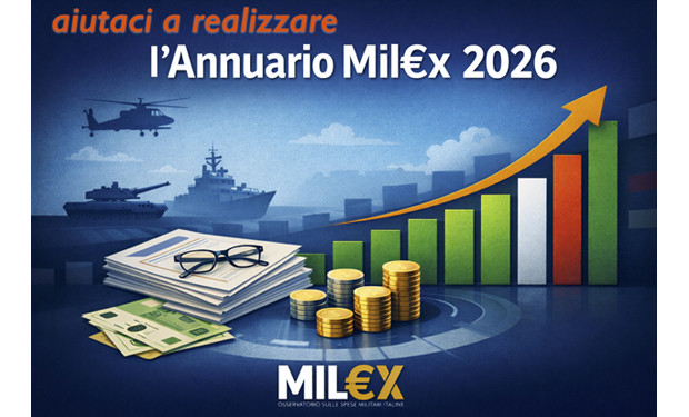Annuario MIL€X 2026 sulle spese militari italiane: la presentazione alla Camera