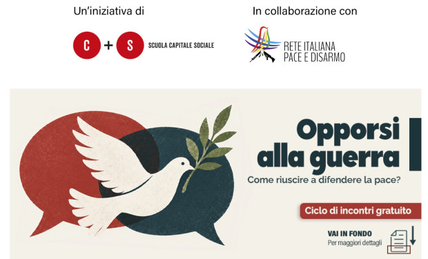 “Opporsi alla guerra. Argomenti, alternative e strumenti”: 4 incontri con Francesco Vignarca